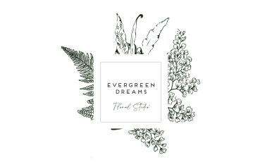 Evergreen Dreams Floral Studio Logo